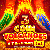 3 Coin Volcanoes Game Card